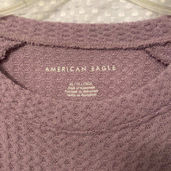 American Eagle Waffle Knit Top - Picture 2 of 2